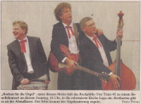 Benefizkonzert 'Rocken für die Orgel', Sievert Ahrend mit TRAIN 45
